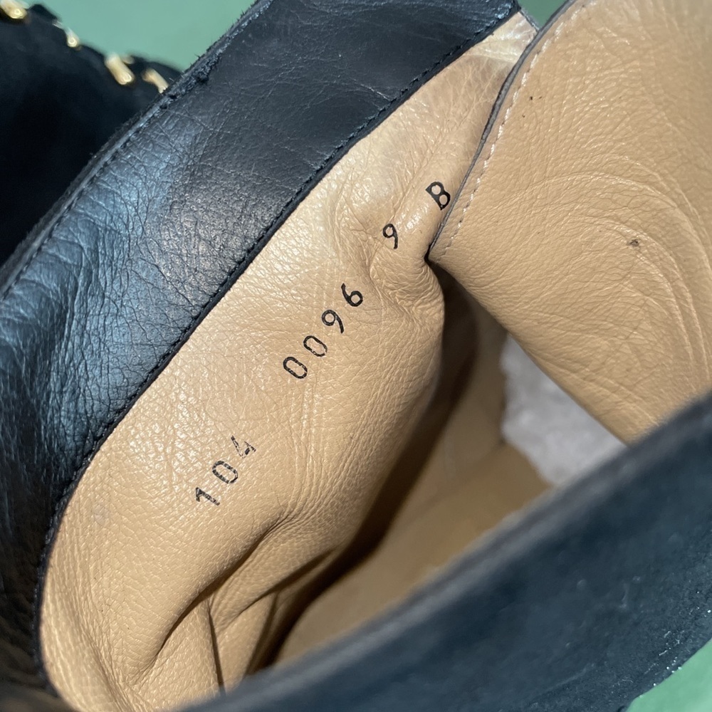 *Rare* Gucci Lace-Up Victorian/Witchy Vibe Boots in Black Suede *Italy* - Picture 13 of 16